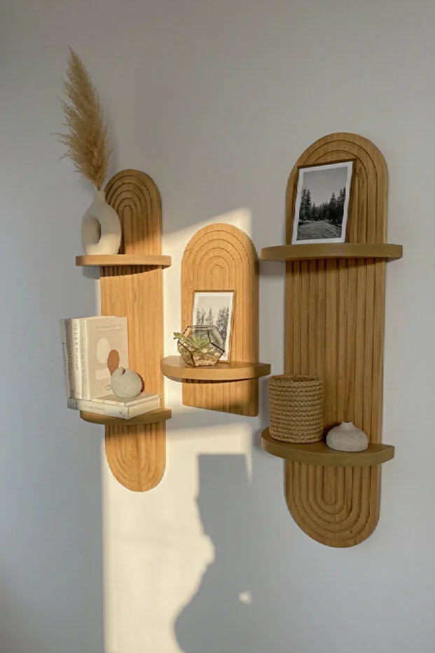 Duvar Rafı 3'lü Set